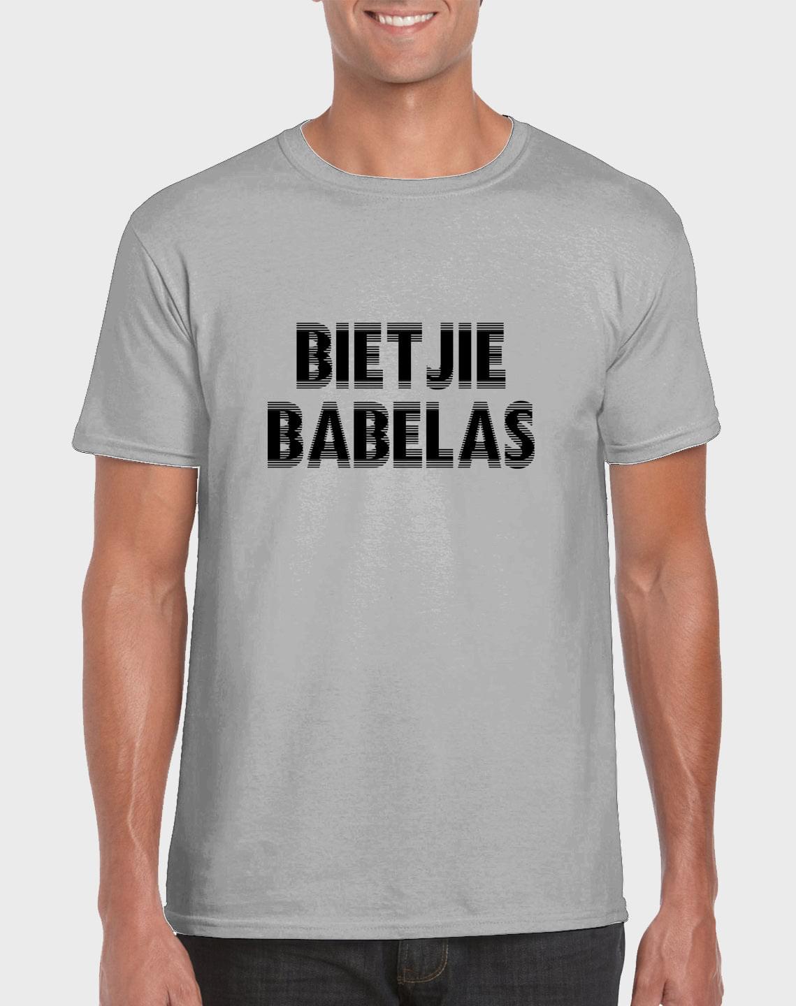Idees Vol Vrees® Bietjie Babelas Men's T-shirt