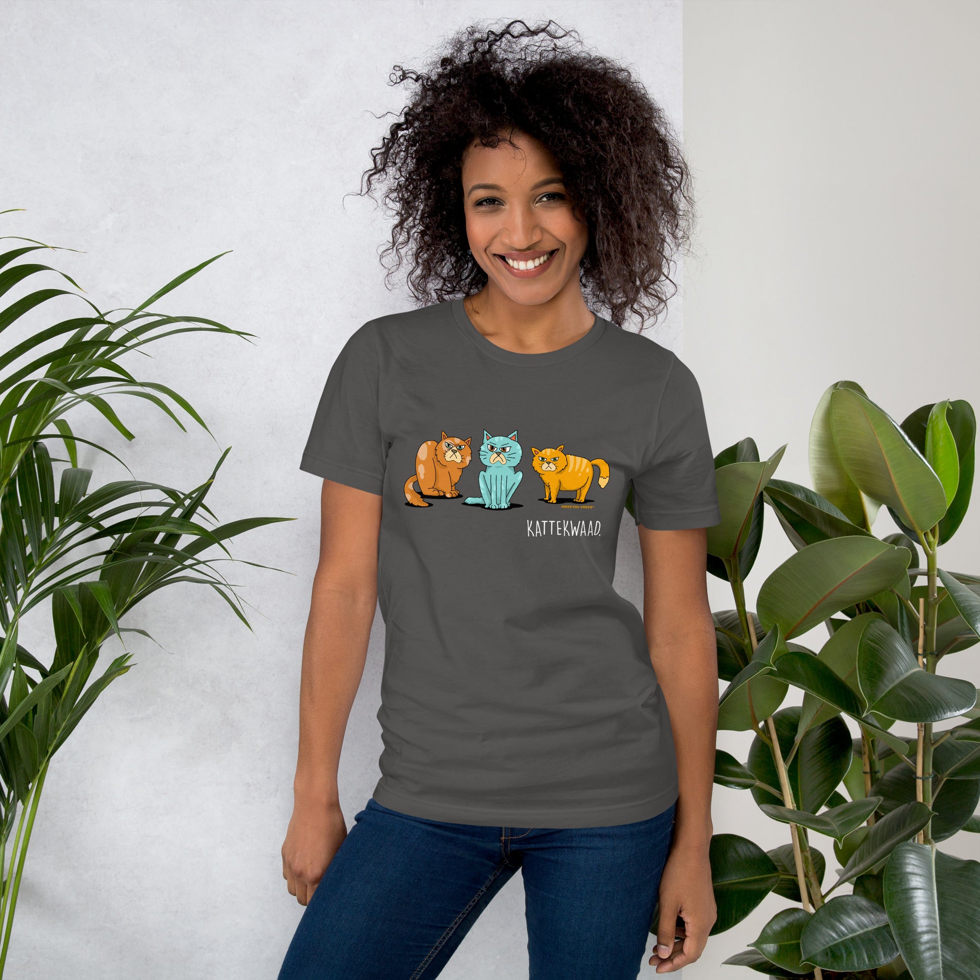 [INTERNASIONAAL] Idees Vol Vrees® Kattekwaad Women's T-shirt