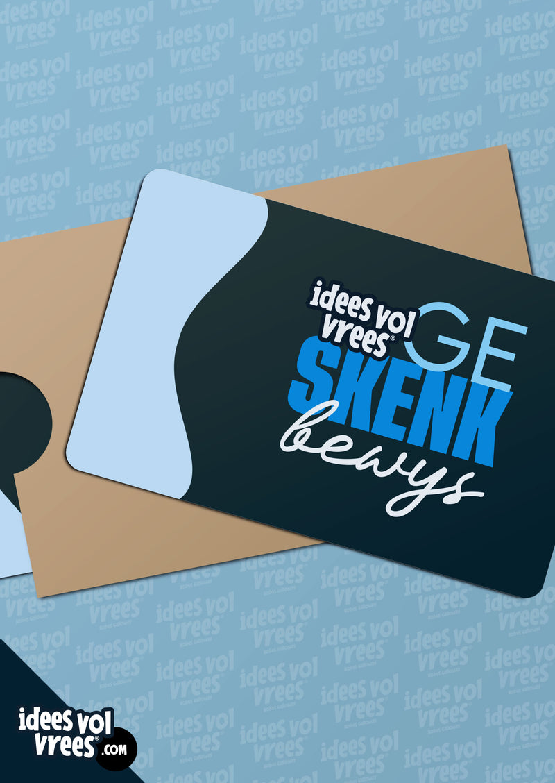 Idees Vol Vrees® Geskenkbewys