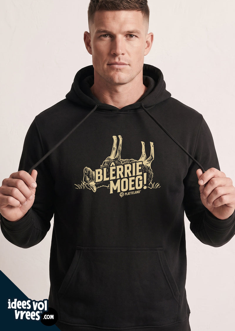 Platteland® Blêrrie Moeg! Unisex Hoodie