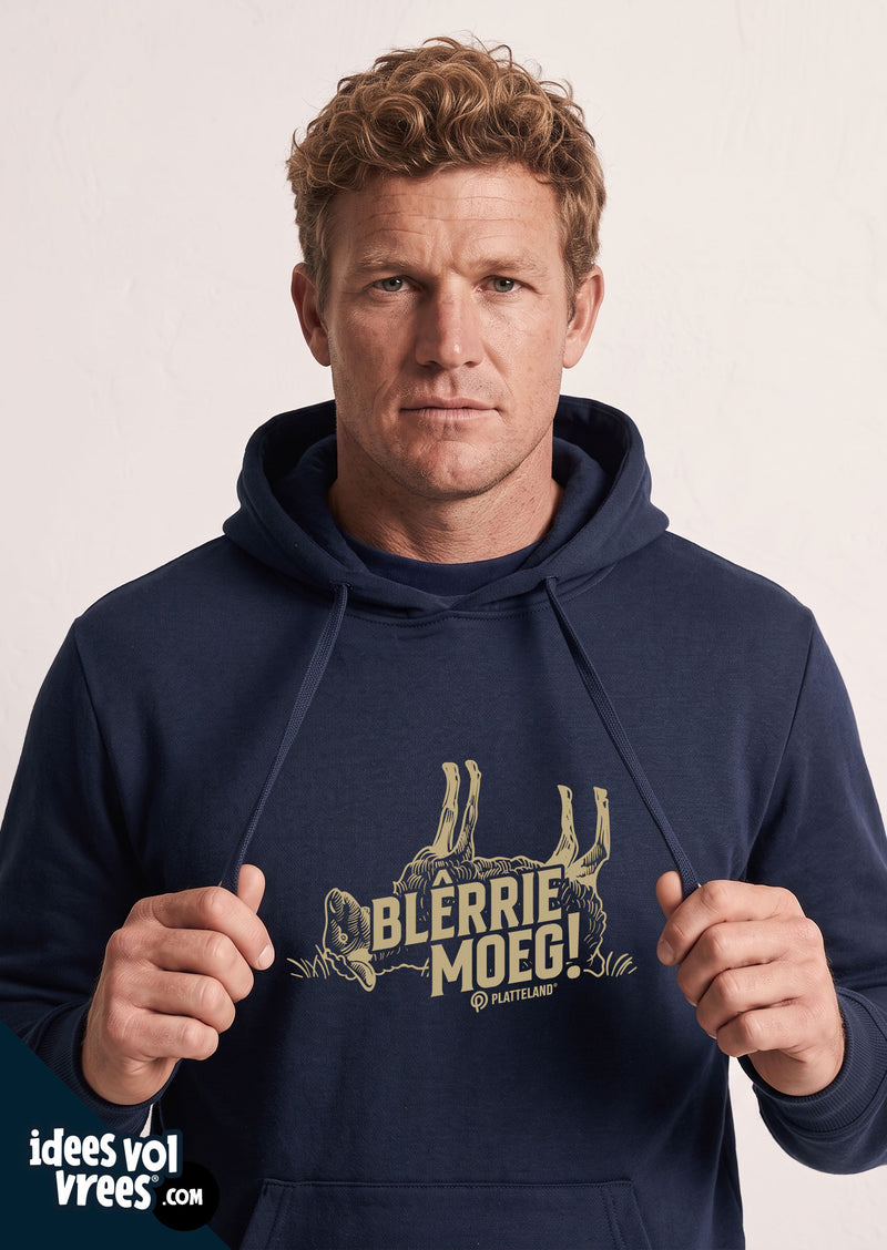 Platteland® Blêrrie Moeg! Unisex Hoodie