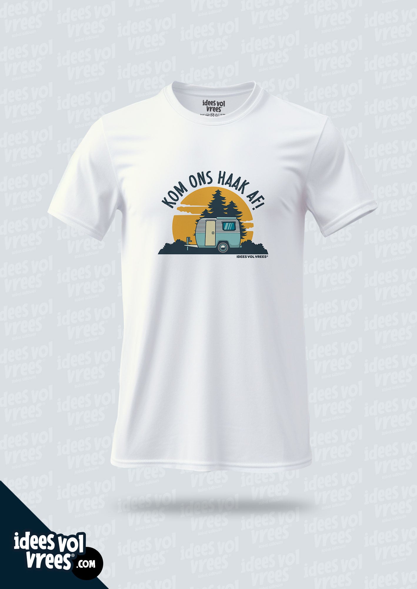 Idees Vol Vrees® Kom Ons Haak Af! T-shirt