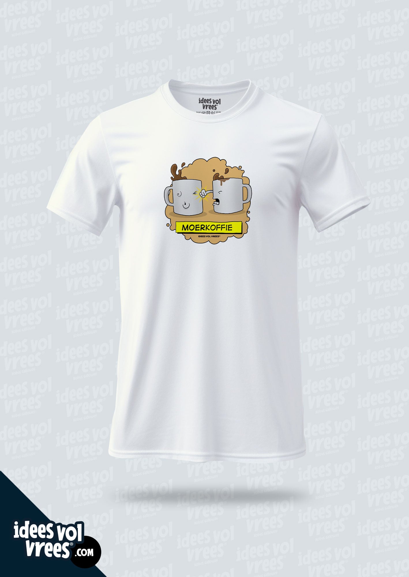 Idees Vol Vrees® Moerkoffie T-shirt