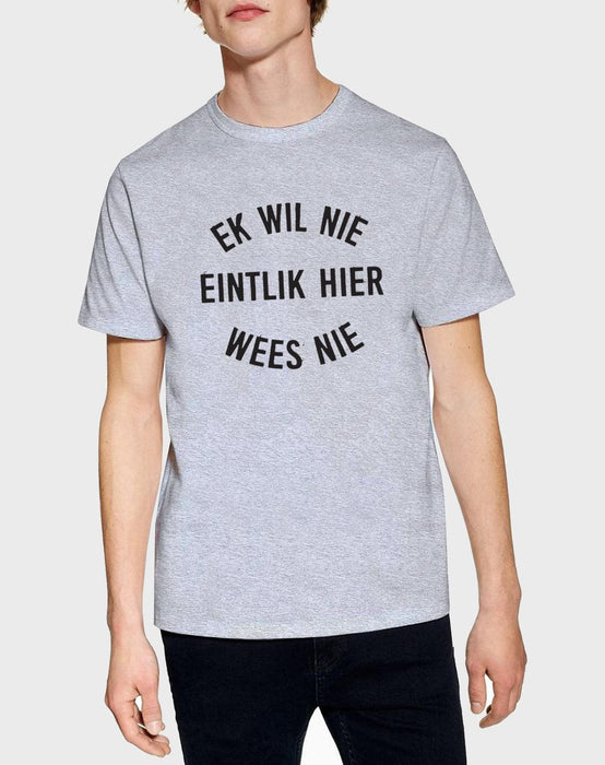 Idees Vol Vrees® Ek wil nie Men's T-shirt
