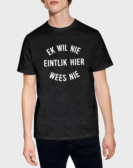 Idees Vol Vrees® Ek wil nie Men's T-shirt
