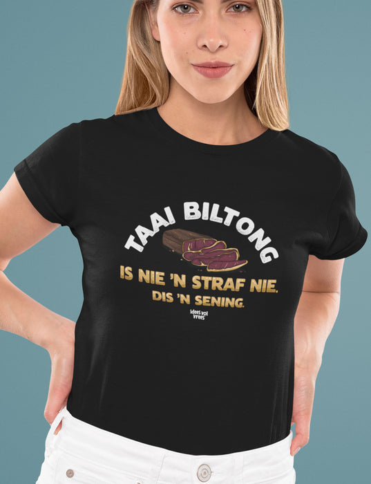 Idees Vol Vrees® TAAI BILTONG! Women's T-shirt