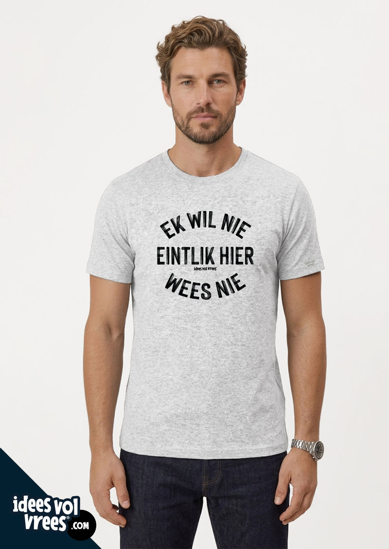 Idees Vol Vrees® Ek wil nie T-shirt