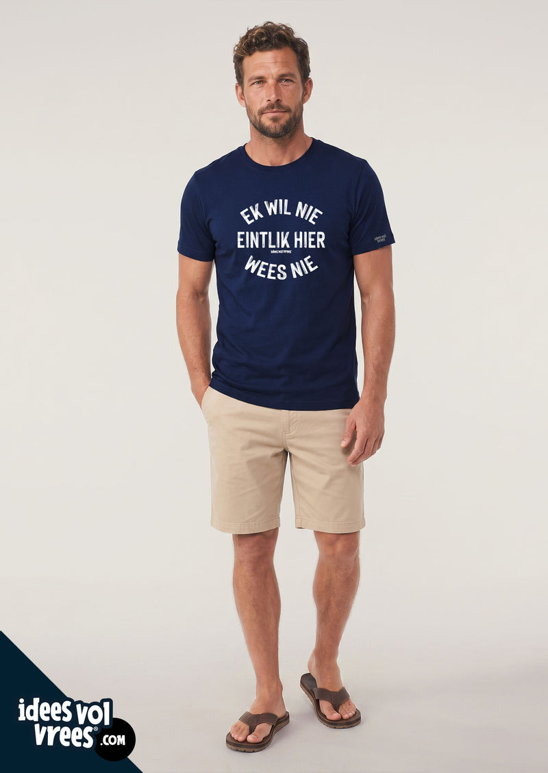 Idees Vol Vrees® Ek wil nie T-shirt