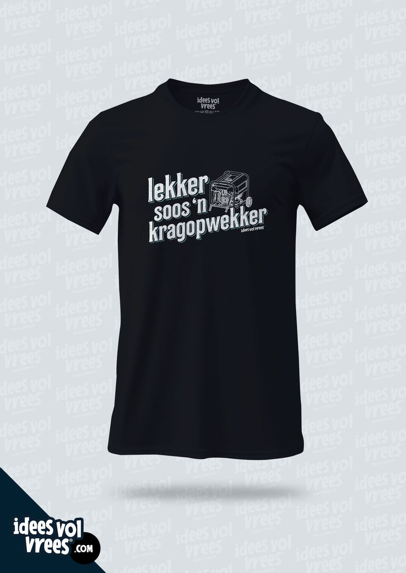 Idees Vol Vrees® Lekker Kragopwekker T-shirt