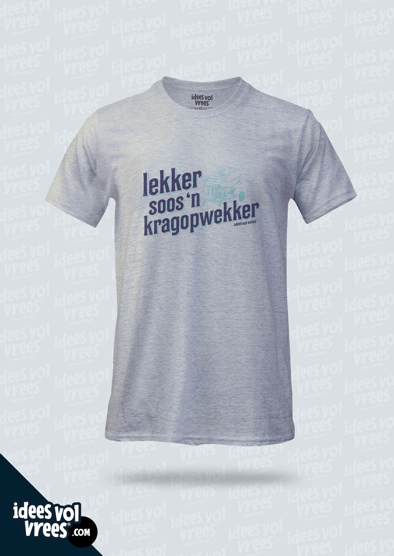 Idees Vol Vrees® Lekker Kragopwekker T-shirt