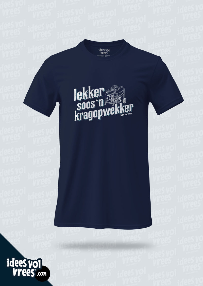 Idees Vol Vrees® Lekker Kragopwekker T-shirt