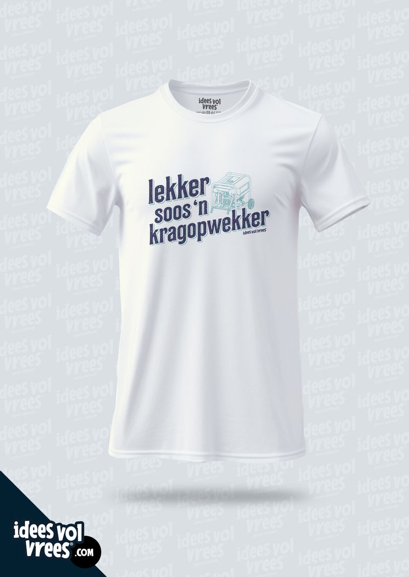 Idees Vol Vrees® Lekker Kragopwekker T-shirt