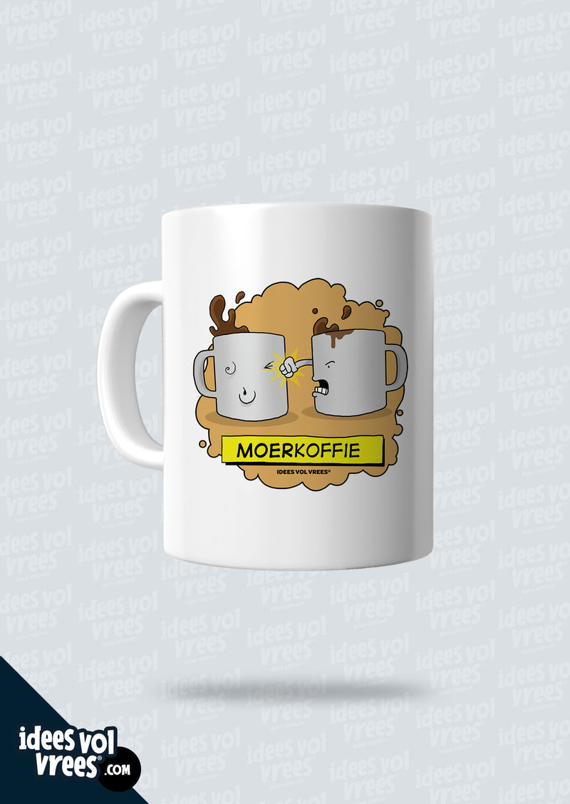 Idees Vol Vrees® Moerkoffie! Koffiebeker