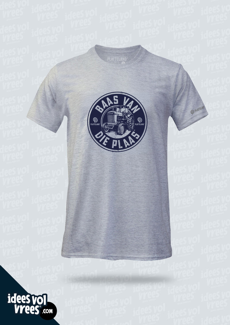 Platteland® Baas Van Die Plaas! T-shirt