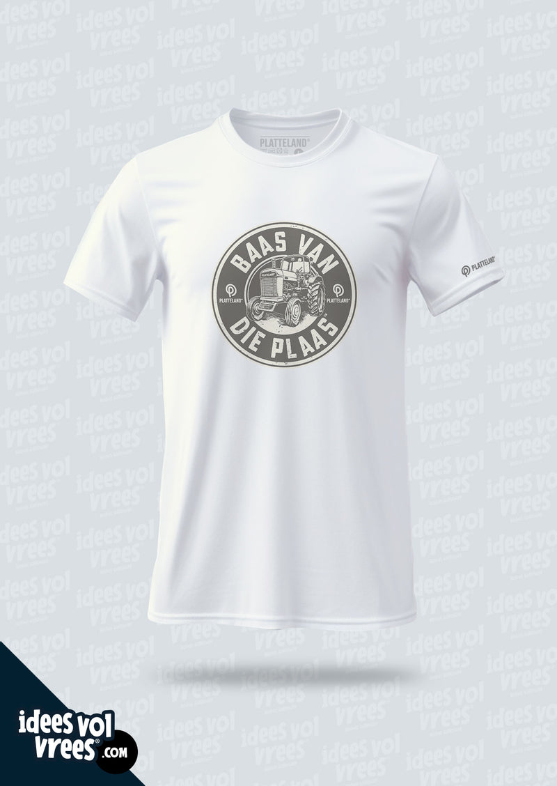 Platteland® Baas Van Die Plaas! T-shirt