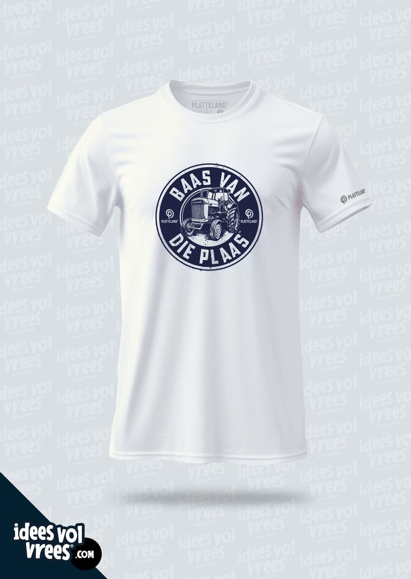 Platteland® Baas Van Die Plaas! T-shirt