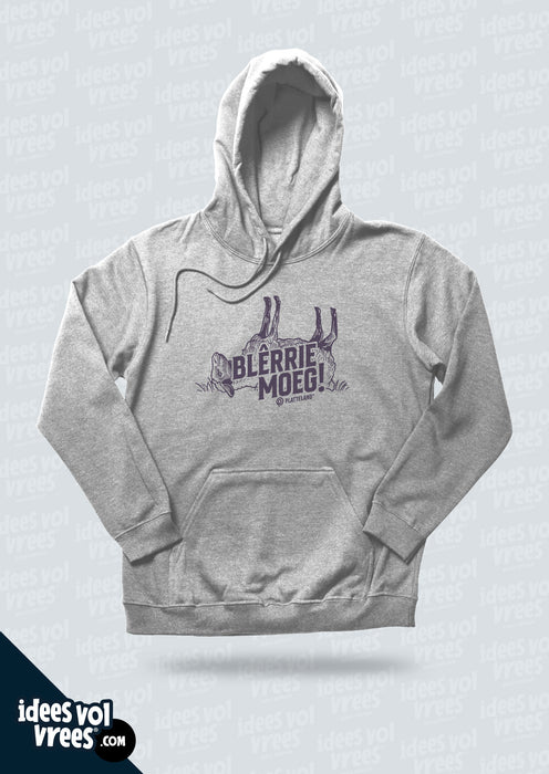 Platteland® Blêrrie Moeg! Unisex Hoodie