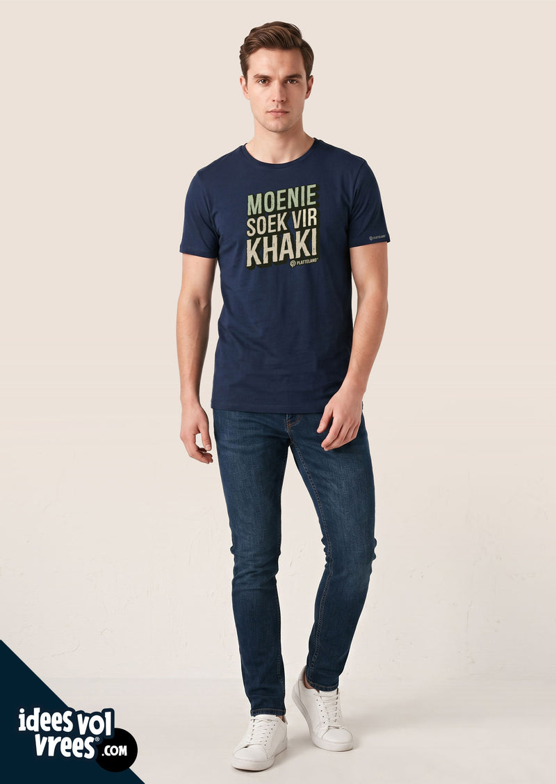 Platteland® Moenie Soek vir Khaki T-shirt
