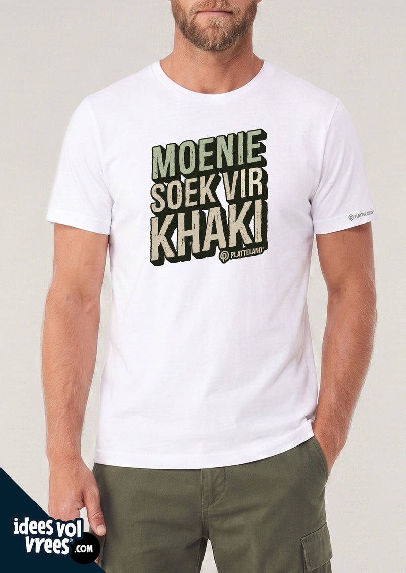 Platteland® Moenie Soek vir Khaki T-shirt