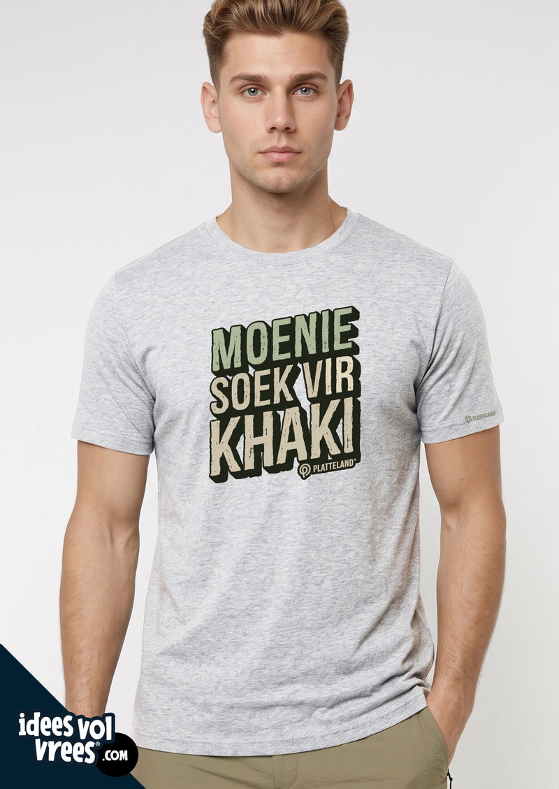 Platteland® Moenie Soek vir Khaki T-shirt