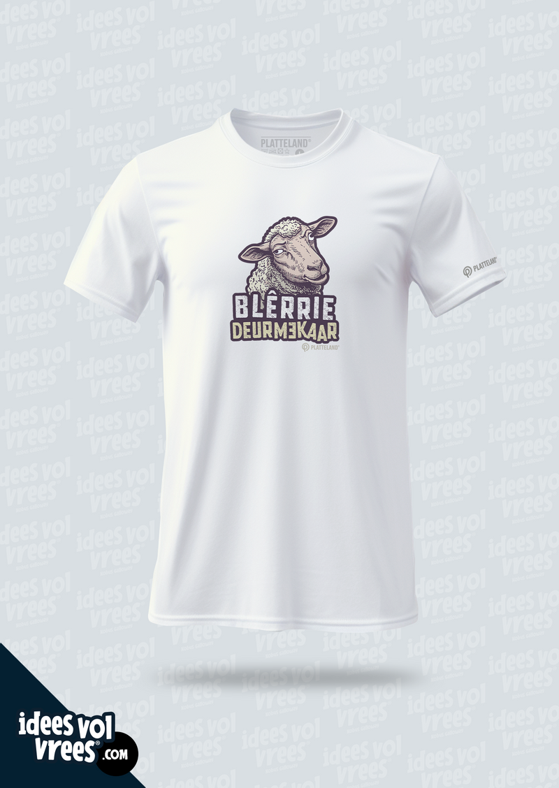 Platteland® Blêrrie Deurmekaar T-shirt