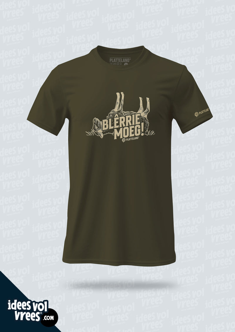 Platteland® Blêrrie Moeg! T-shirt