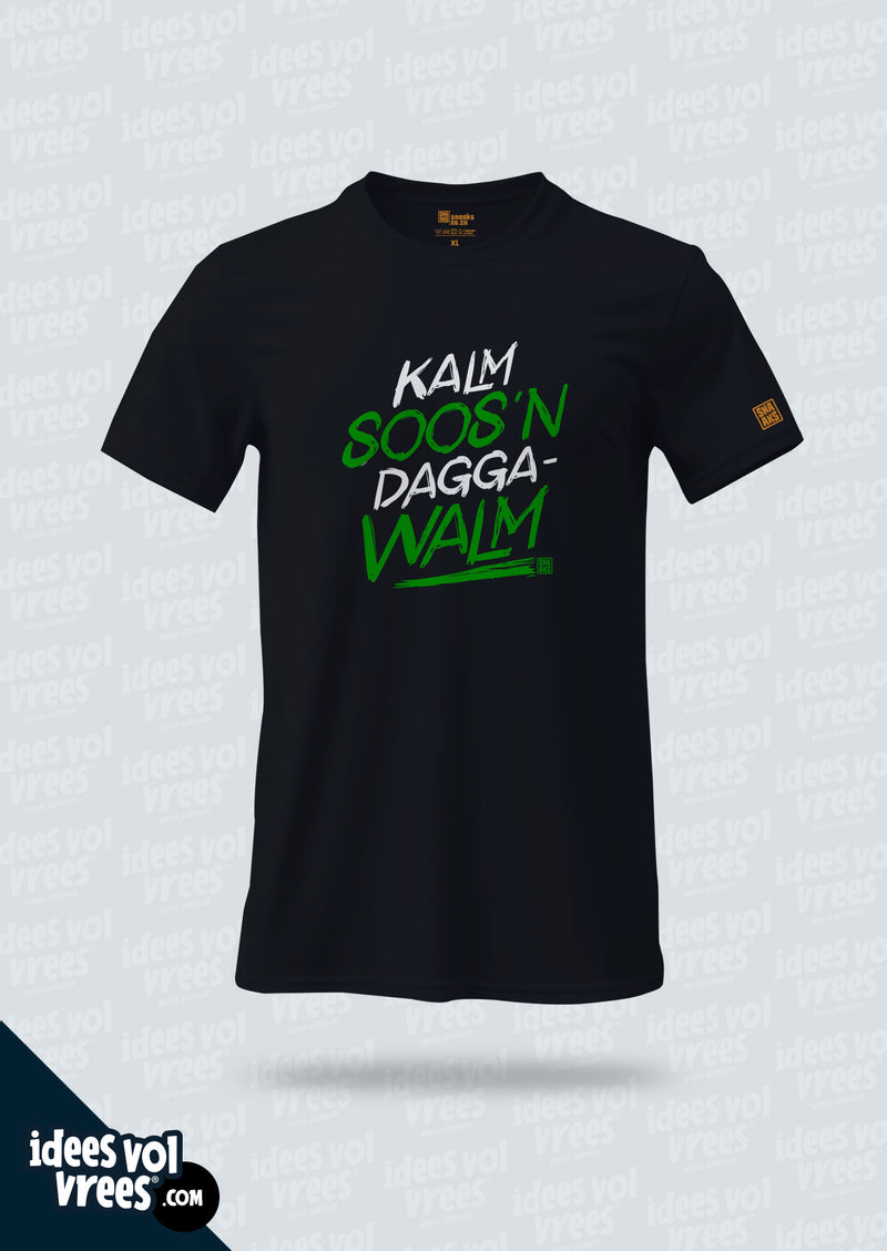 Snaaks.co.za Kalm soos 'n Daggawalm T-shirt (Unisex)