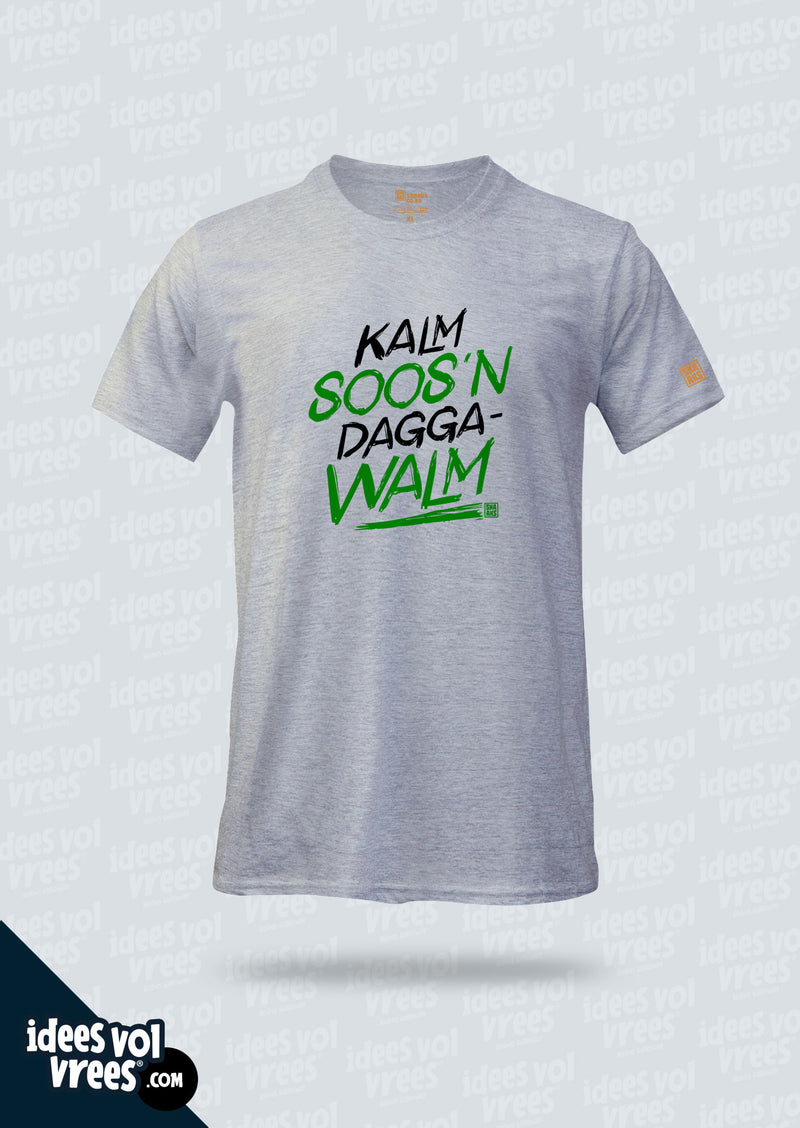 Snaaks.co.za Kalm soos 'n Daggawalm T-shirt (Unisex)