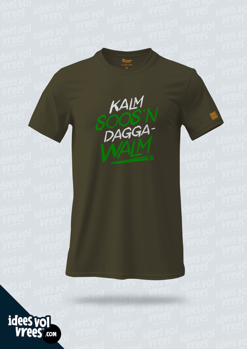 Snaaks.co.za Kalm soos 'n Daggawalm T-shirt (Unisex)