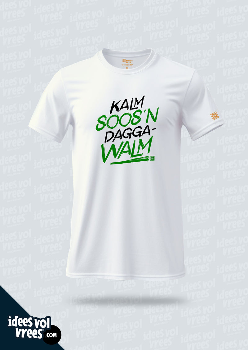 Snaaks.co.za Kalm soos 'n Daggawalm T-shirt (Unisex)