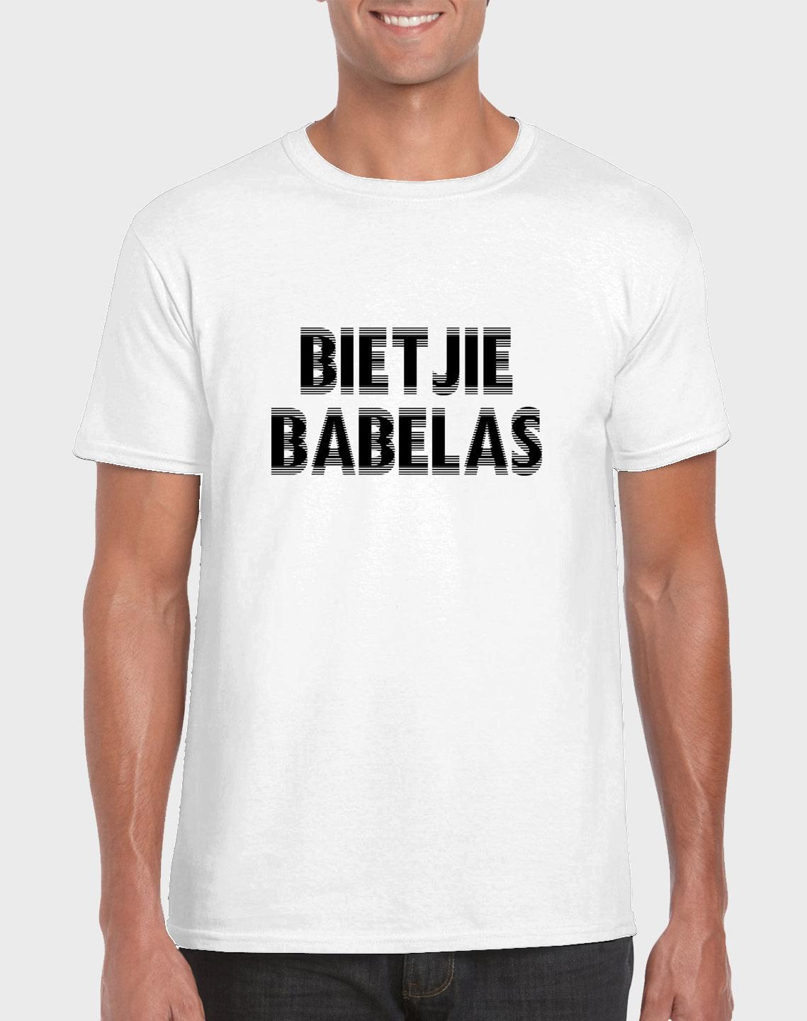 Idees Vol Vrees® Bietjie Babelas Men's T-shirt
