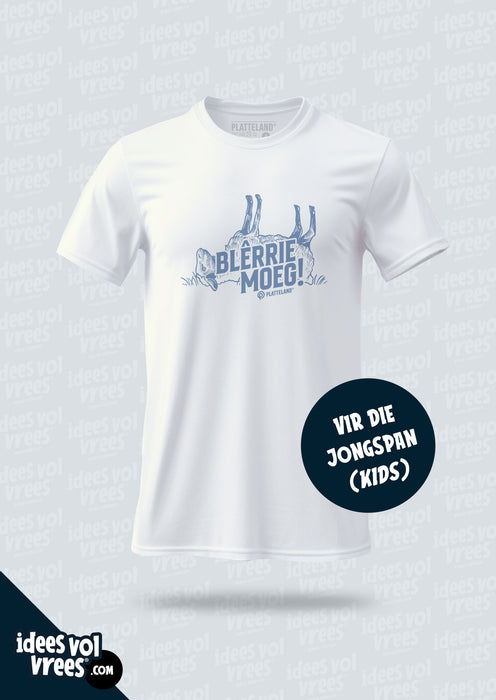 Platteland® Blerrie Moeg! T-shirt (Unisex)