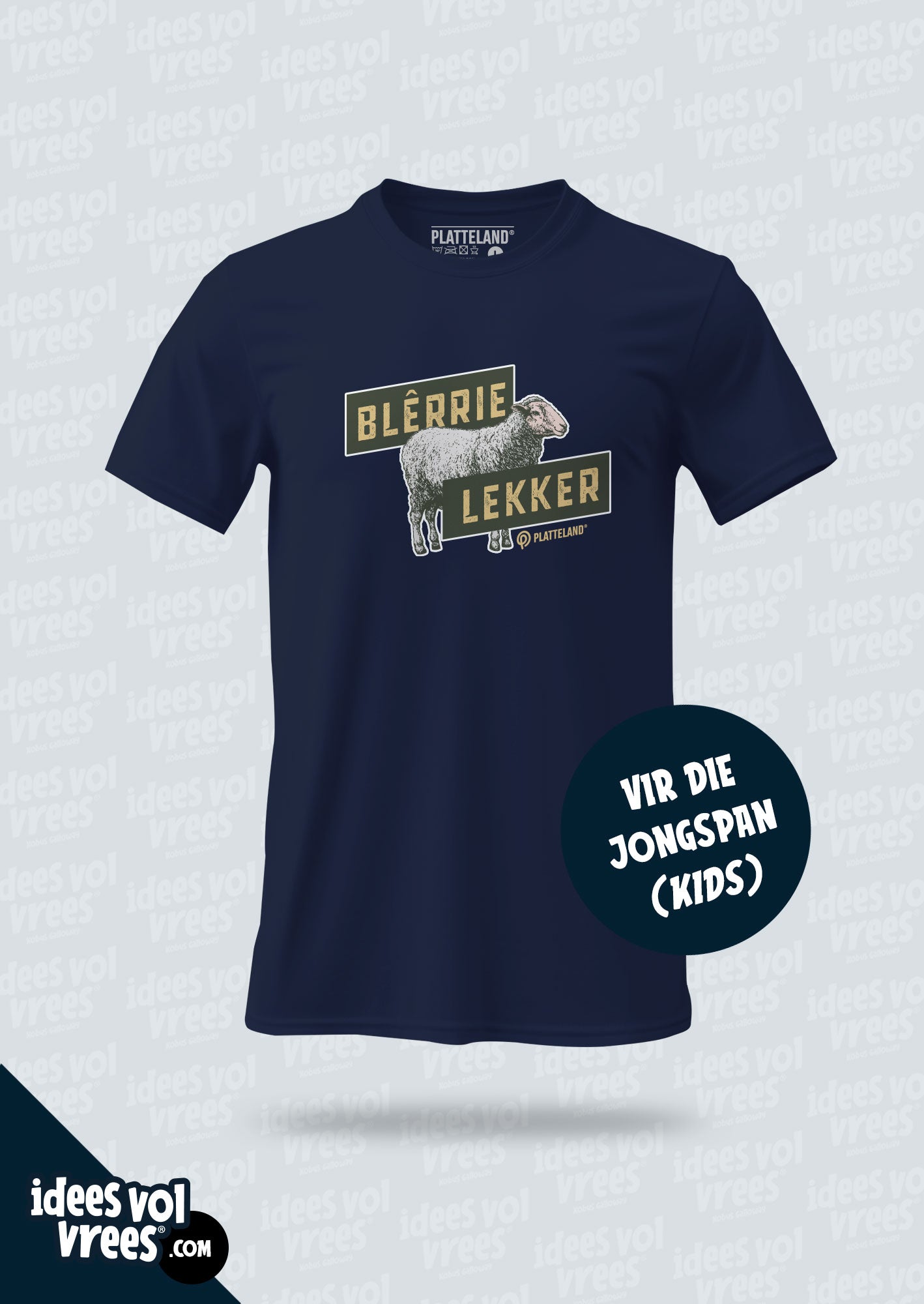 Platteland® Blerrie Lekker! T-shirt (Unisex)