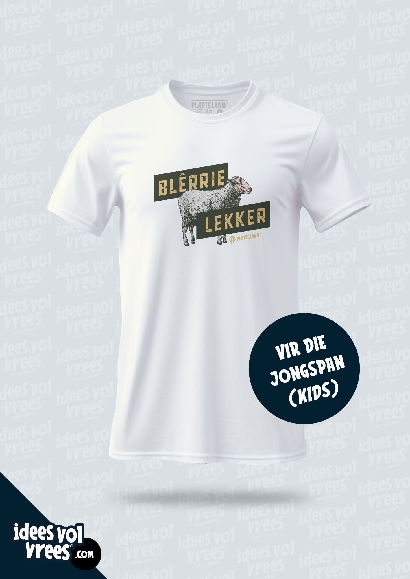 Platteland® Blerrie Lekker! T-shirt (Unisex)