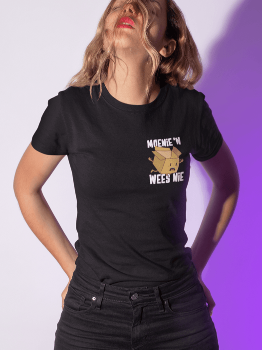 Idees Vol Vrees® "Moenie 'n doos wees nie" Women's T-shirt