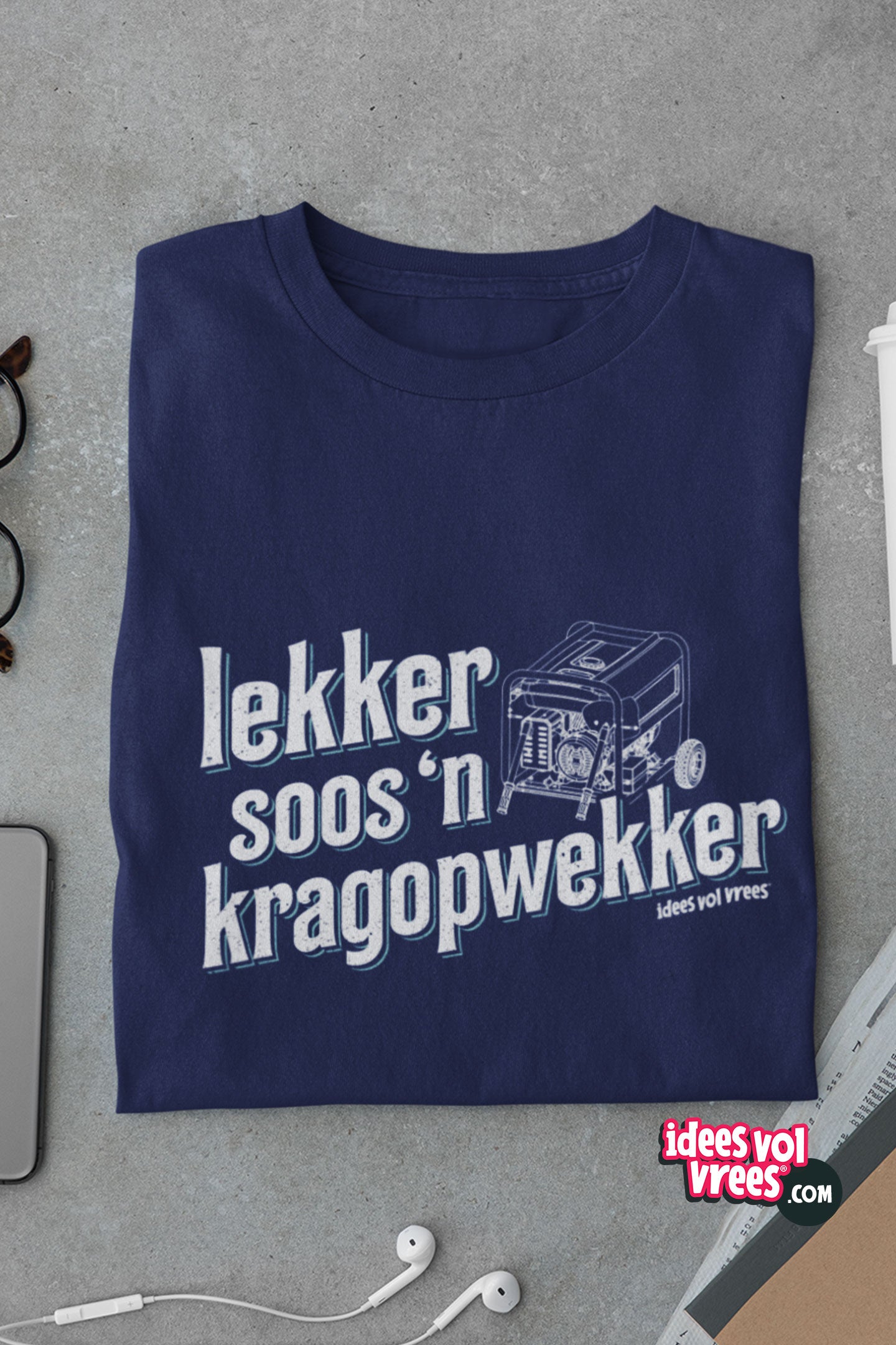 Idees Vol Vrees® Lekker Kragopwekker Women's T-shirt