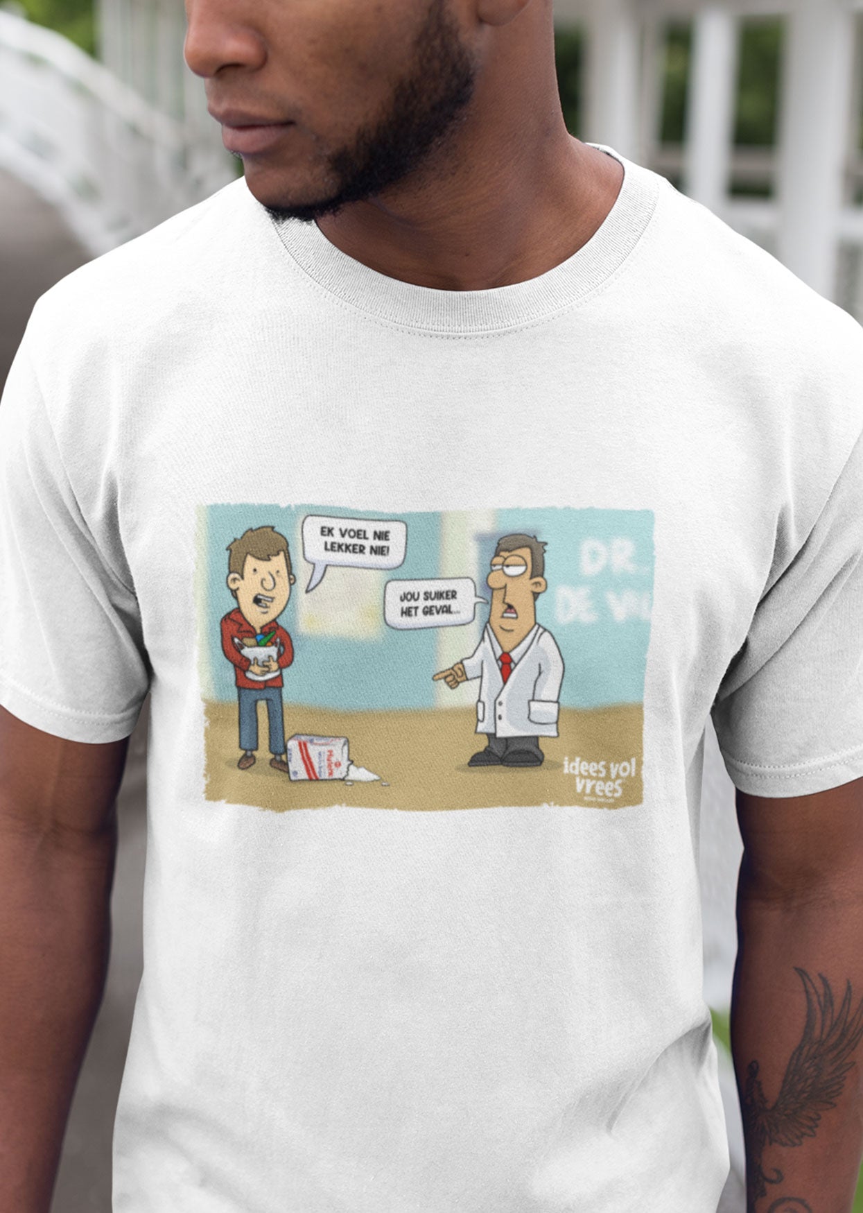 Idees Vol Vrees® "Suiker Het Geval" Men's T-shirt