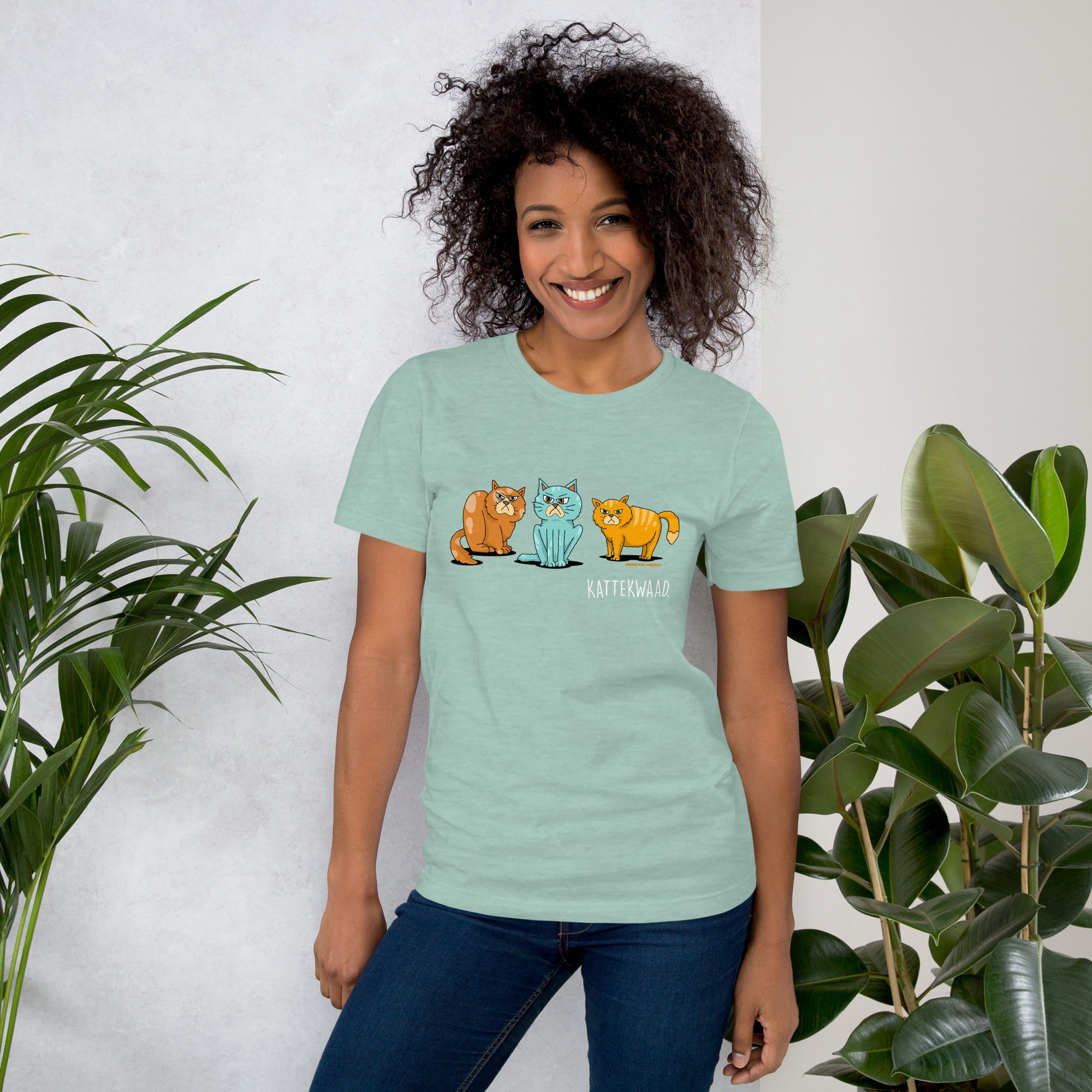[INTERNASIONAAL] Idees Vol Vrees® Kattekwaad Women's T-shirt