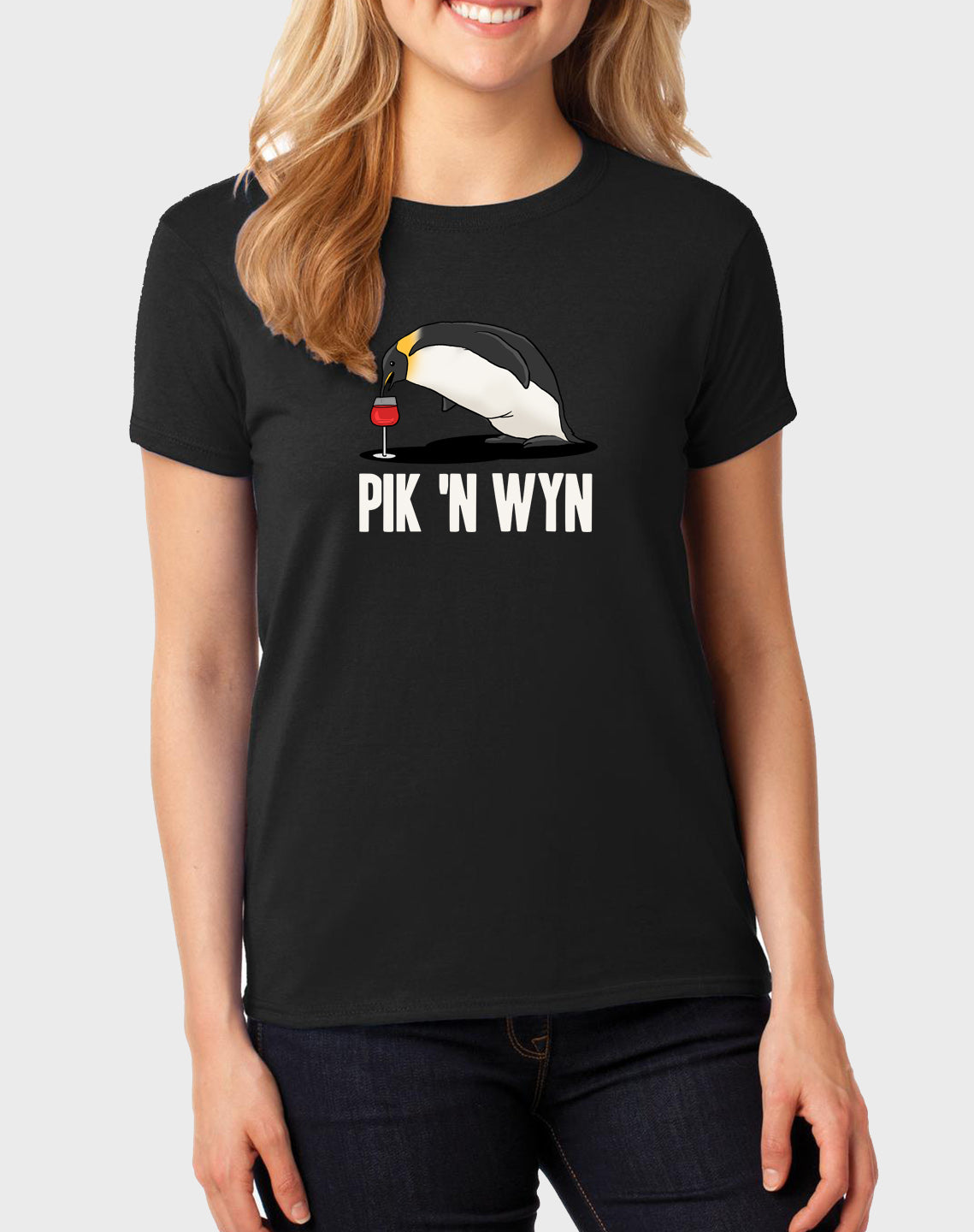 Idees Vol Vrees Pik 'n Wyn Women's T-shirt - komedie