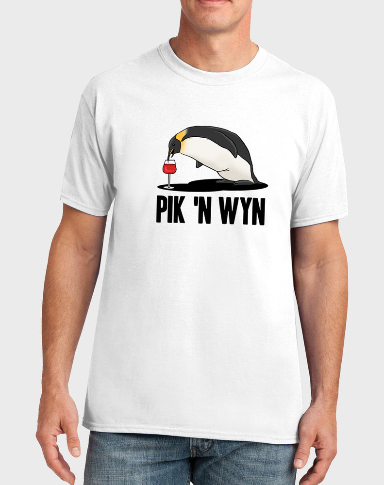 Idees Vol Vrees Pik 'n Wyn Men's T-shirt - komedie