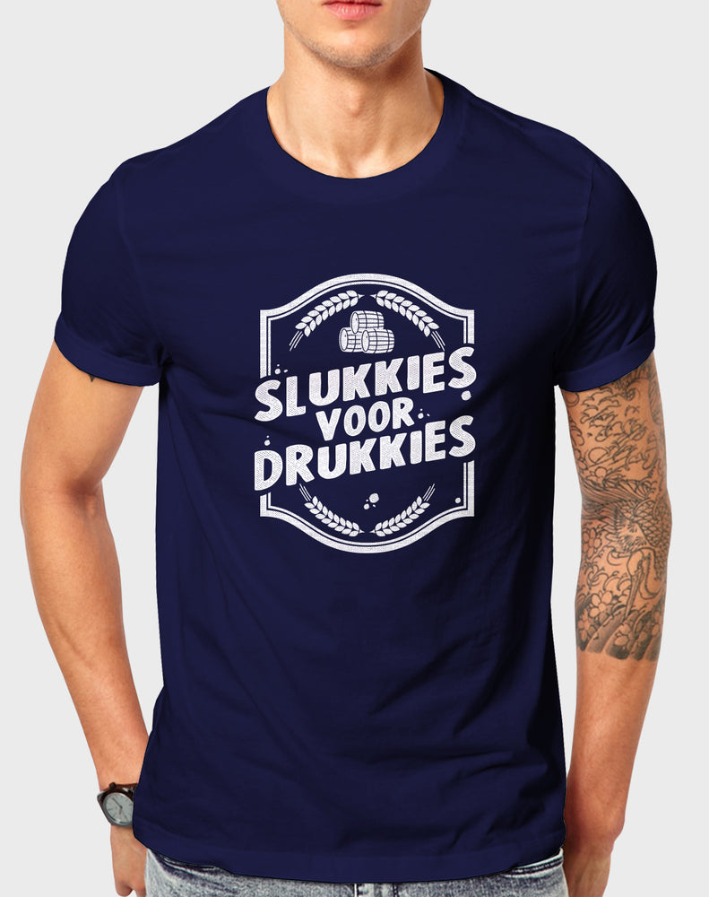 Idees Vol Vrees® Slukkies Voor Drukkies Men's T-shirt
