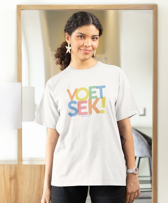 Idees Vol Vrees® Voetsek! Women's T-shirt