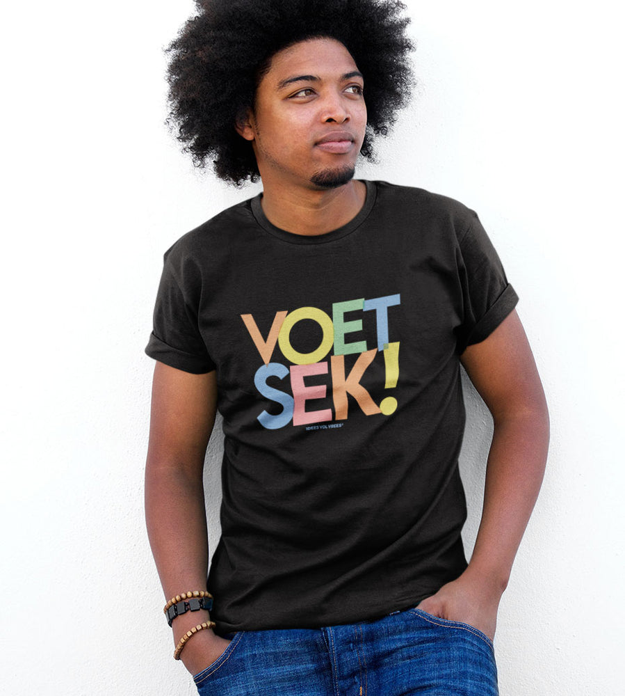 Idees Vol Vrees® Voetsek! Men's T-shirt