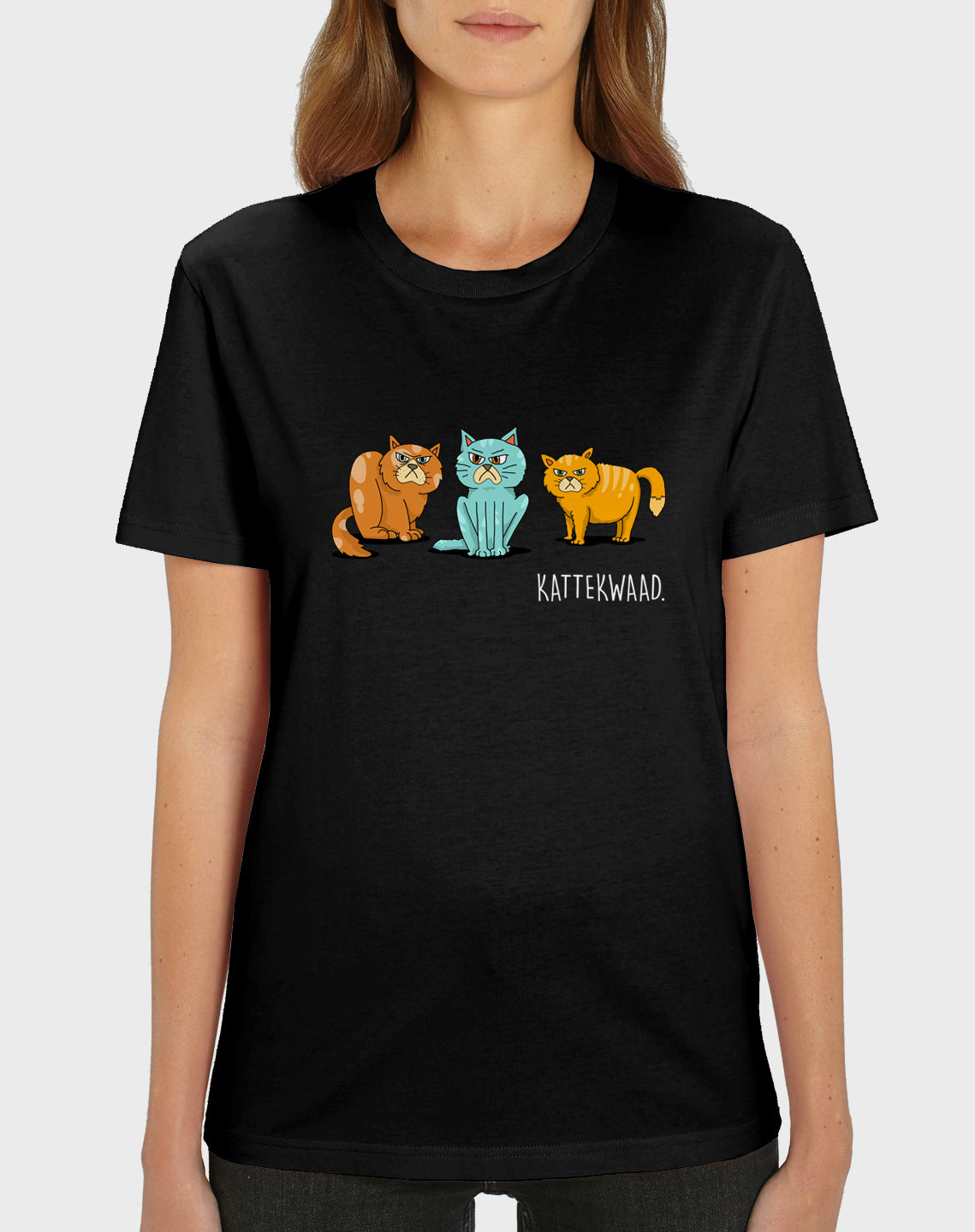 Idees Vol Vrees® Kattekwaad Women's T-shirt