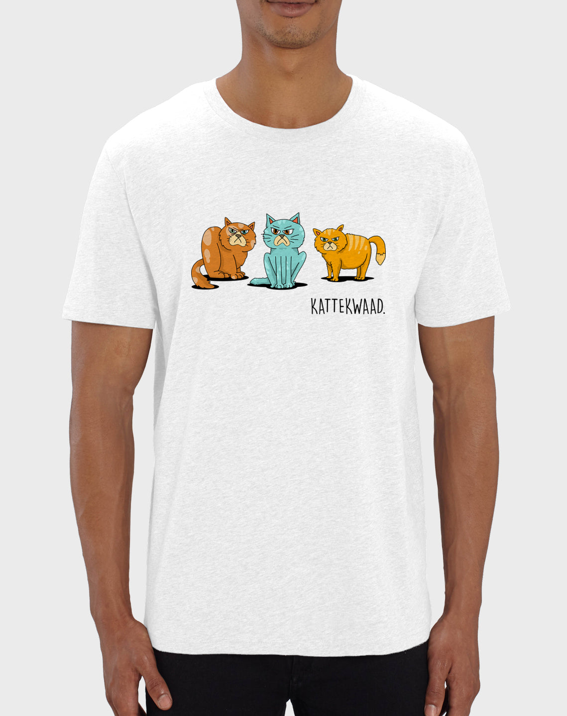 Idees Vol Vrees® Kattekwaad Men's T-shirt