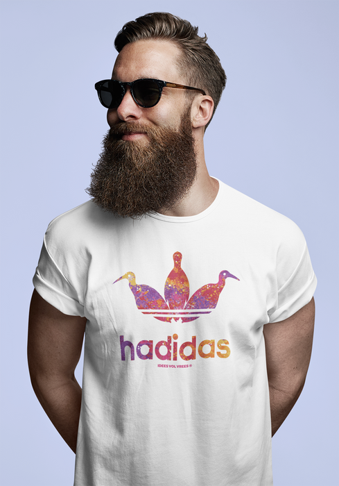 Idees Vol Vrees® HADIDAS Men's Verf T-shirt