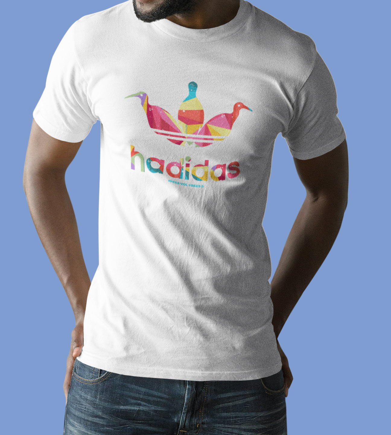 Idees Vol Vrees® HADIDAS Kleurvol Men's T-shirt